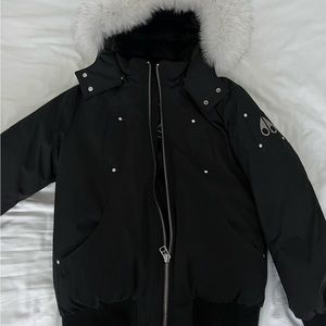 moose knuckles bomber jacket